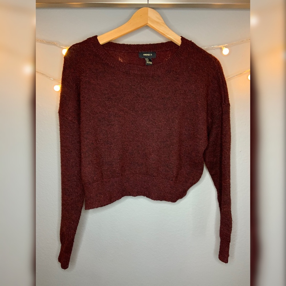 Forever 21 crop sweater